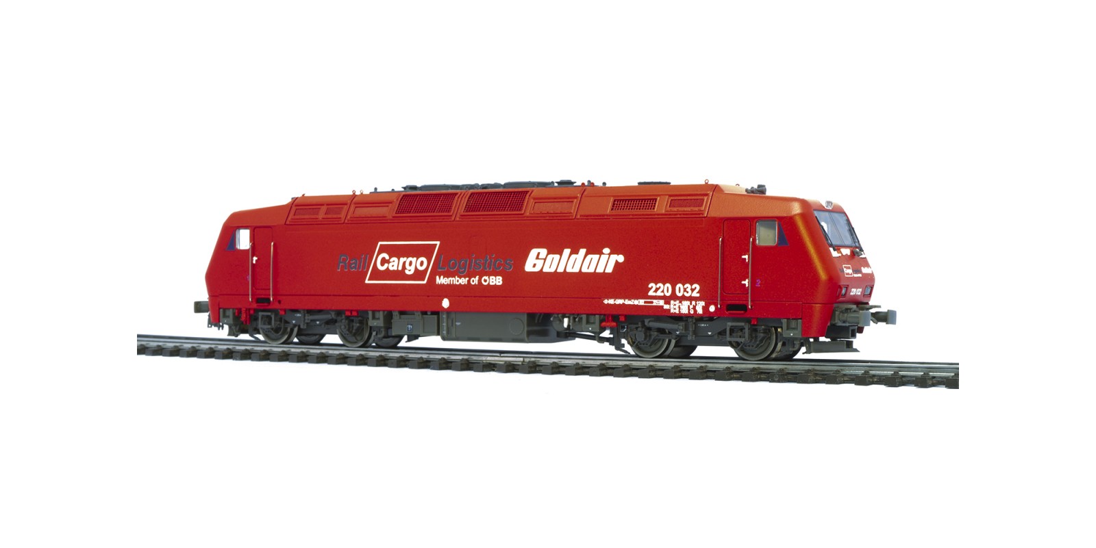 ATRCDCA ADtranz 220 032 Rail Cargo Logistics Goldair Αναλογική DC